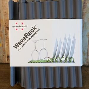 WaveRack Black Dish Drying Mat